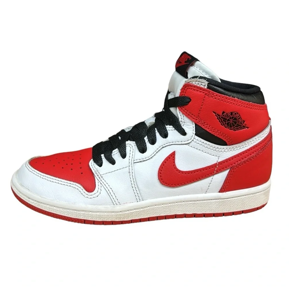 Nike Air Jordan 1 Retro High OG PS 'Heritage' Red White AQ2664-161 Size 3Y Wms 5
